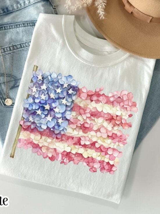 Tops - 4th of July Shirt USA Shirt Fourth of July Shirt American Flag Shirt